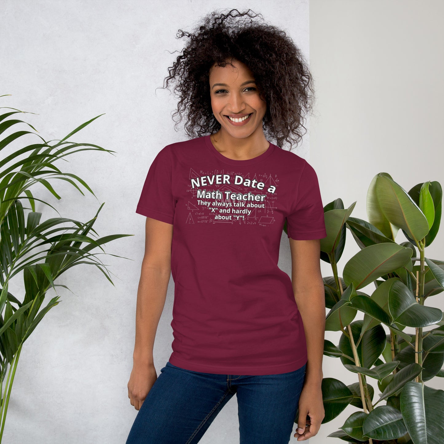 Never Date a Math Teacher T-Shirt